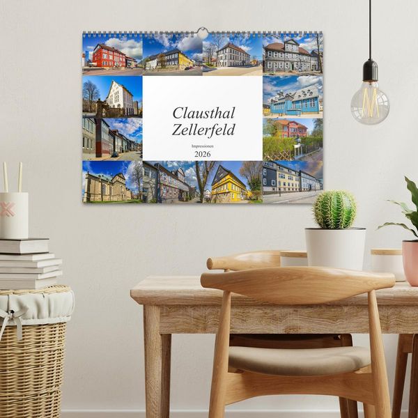 Produktbild: Clausthal Zellerfeld Impressionen (Wandkalender 2026 DIN A3 quer), CALVENDO Monatskalender