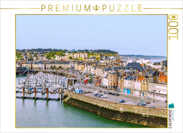 Produktbild: CALVENDO Puzzle Hafen Port Plaisance in Dieppe | 1000 Teile Lege-Gr&ouml;&szlig;e 64x48cm Foto-Puzzle f&uuml;r gl&uuml;ckliche Stunden