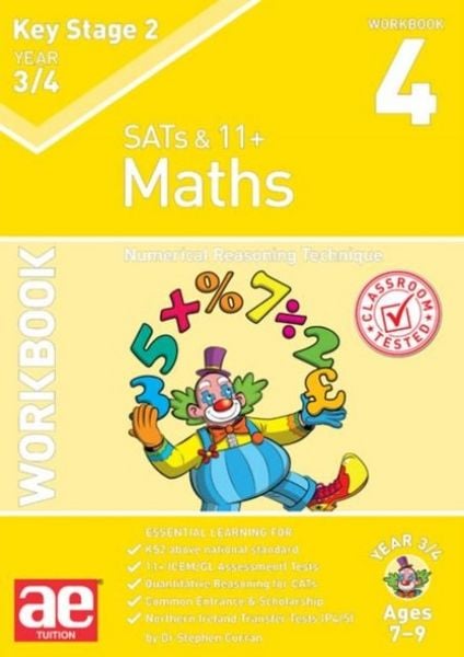 KS2 Maths Year 3/4 Workbook 4, Taschenbuch von Katrina MacKay,Stephen C. Curran, Accelerated Education Publications Ltd, 978-1-911553-24-3