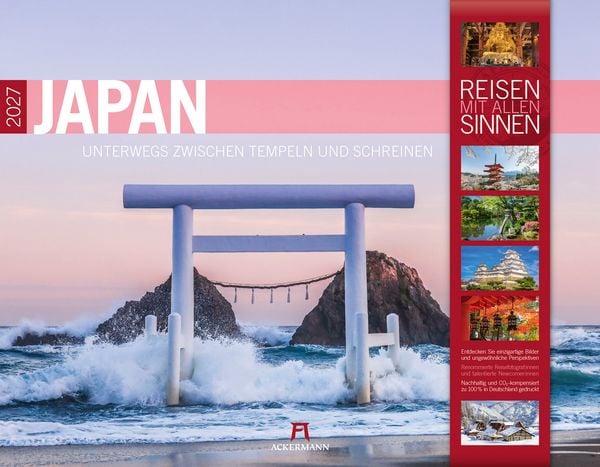 Produktbild: Japan Kalender 2027 | Unterwegs zwischen Tempeln und Schreinen
