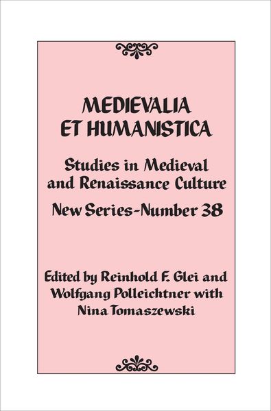 Produktbild: Medievalia et Humanistica, No. 38