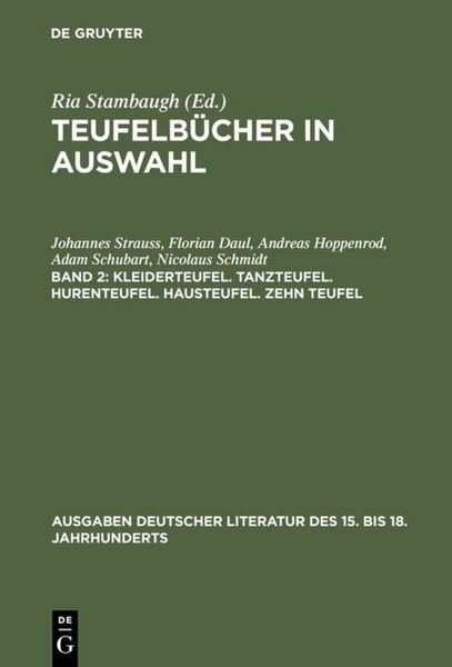 Produktbild: Kleiderteufel. Tanzteufel. Hurenteufel. Hausteufel. Zehn Teufel