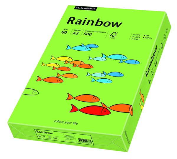 RAINBOW® Kopierpapier farbig, grün