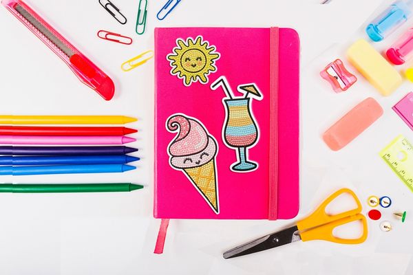 Produktbild: DOTZIES BY DIAMOND DOTZ - Diamond Painting Sticker Sommer
