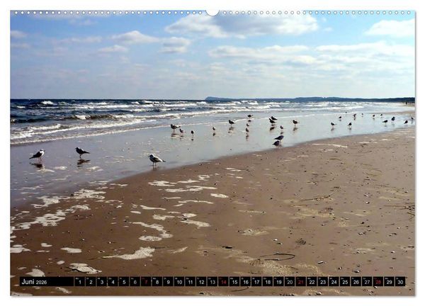 Produktbild: USEDOM - Seeb&auml;der und Naturparadies (hochwertiger Premium Wandkalender 2026 DIN A2 quer), Kunstdruck in Hochglanz