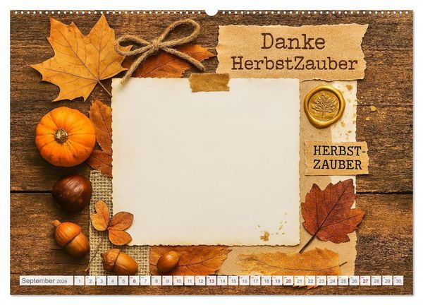 Produktbild: L&auml;cheln sammeln - Dein pers&ouml;nlicher Gl&uuml;ckskalender zum Mitgestalten (hochwertiger Premium Wandkalender 2026 DIN A2 quer), Kunstdruck in Hochglanz