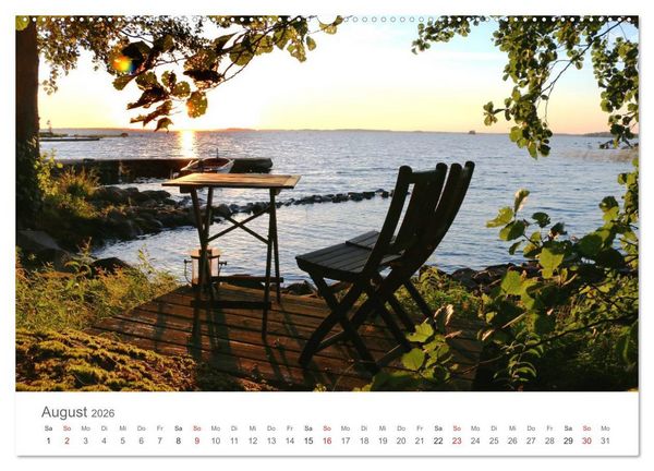 Produktbild: Meine Lieblingspl&auml;tze in S&uuml;dschweden (hochwertiger Premium Wandkalender 2026 DIN A2 quer), Kunstdruck in Hochglanz