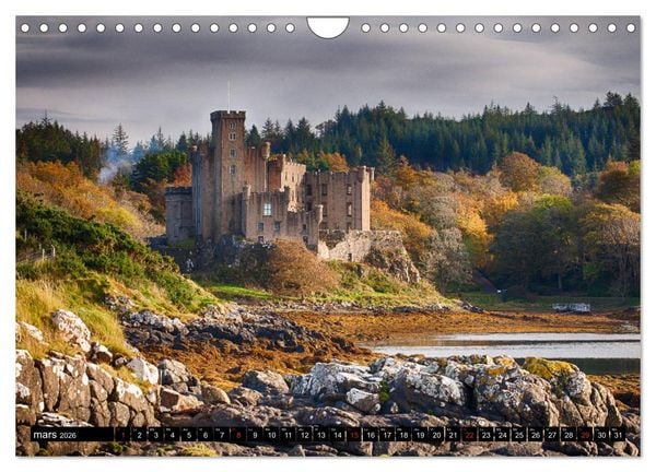Produktbild: HIGHLAND, Lumi&egrave;res d'Ecosse (Calendrier mural 2026 DIN A4 vertical), CALVENDO calendrier mensuel