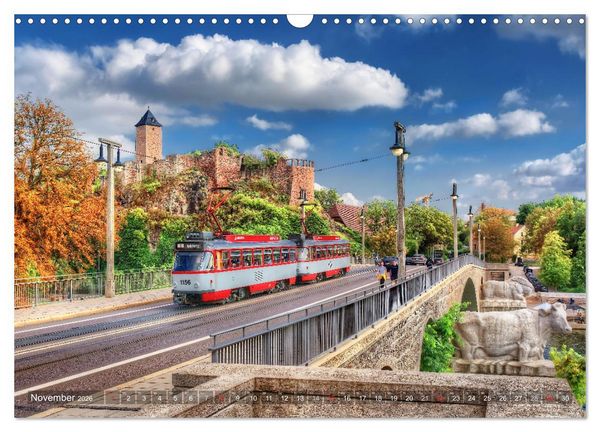 Produktbild: Halle an der Saale - Stadtansichten (Wandkalender 2026 DIN A3 quer), CALVENDO Monatskalender