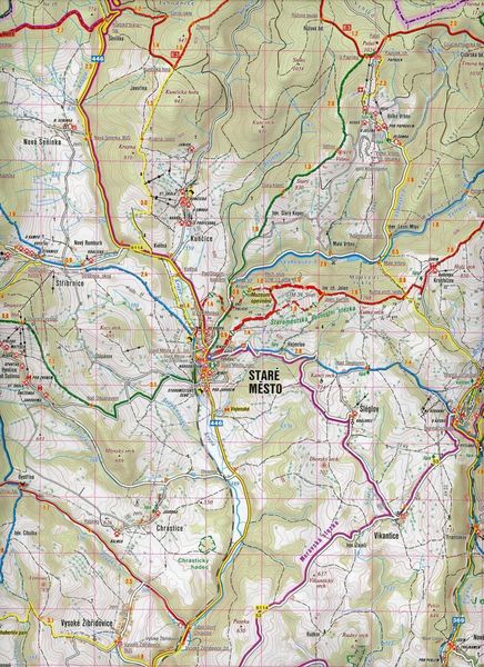 Produktbild: Jesen&iacute;ky, Praděd, Kralick&yacute; Sněžn&iacute;k / Gesenke, Altvater, Gr. Schneeberg (Wander - Radkarte 1:40.000)
