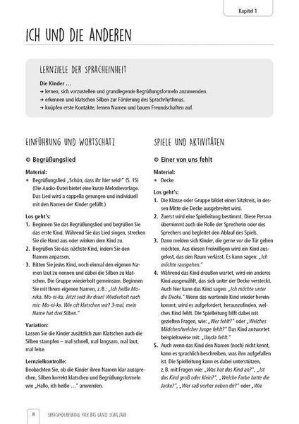 Produktbild: Sprachf&ouml;rderung f&uuml;r das ganze Schuljahr