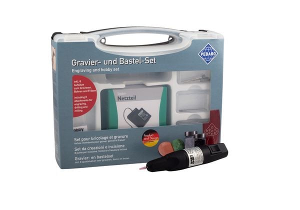 Produktbild: PEBARO 0208 - Gravier- und Bastel-Set im Koffer
