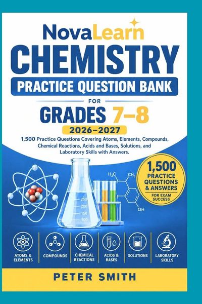 Produktbild: NovaLearn Chemistry Practice Question Bank for Grades 7-8 2026-2027