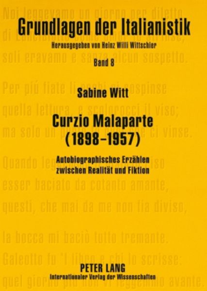 Produktbild: Curzio Malaparte (1898-1957)