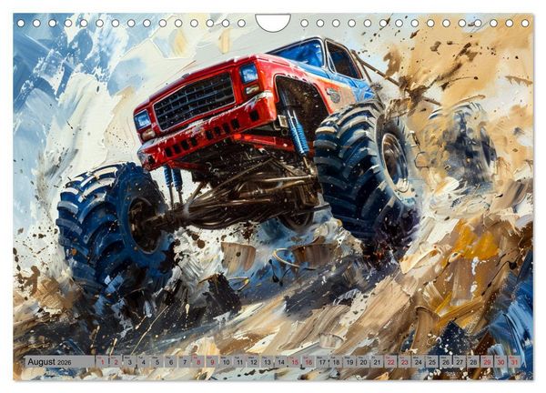 Produktbild: Monstertruck Madness (Wall Calendar 2026 DIN A4 landscape), CALVENDO 12 Month Wall Calendar