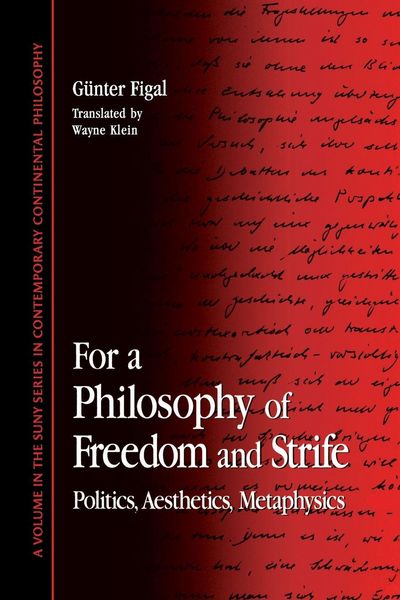 Produktbild: For a Philosophy of Freedom and Strife