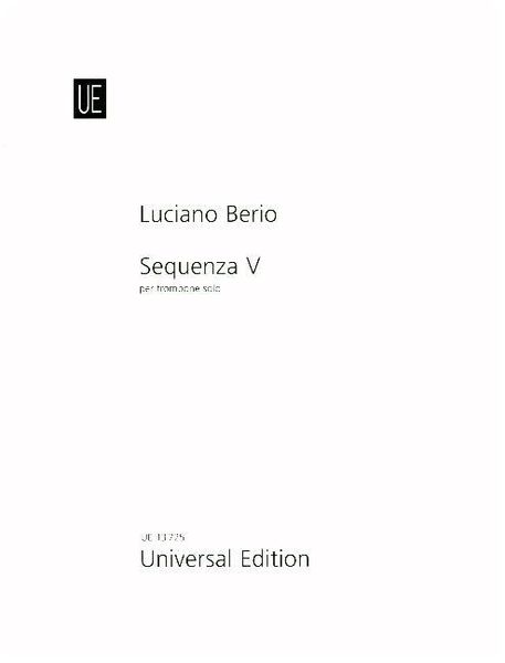 Produktbild: Berio, L: Sequenza V