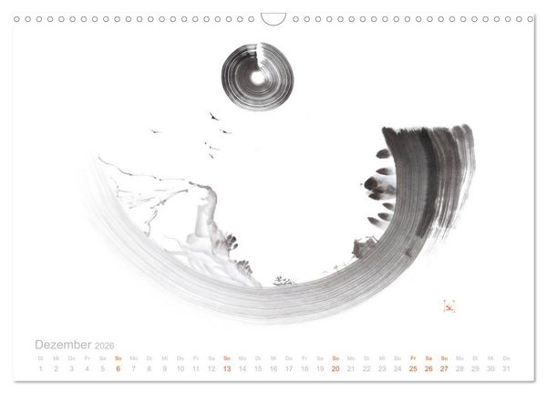 Produktbild: Simply Black and White/ Einfach Schwarz und Weiss - Kunst (Wandkalender 2026 DIN A3 quer), CALVENDO Monatskalender