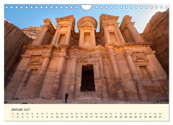 Produktbild: Jordanien Sand, Stein und Salz (Wandkalender 2027 DIN A4 quer), CALVENDO Monatskalender