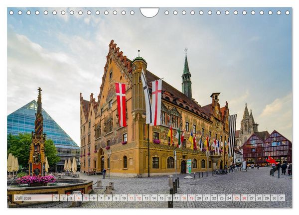 Produktbild: Ulm Impressionen (Wandkalender 2026 DIN A4 quer), CALVENDO Monatskalender