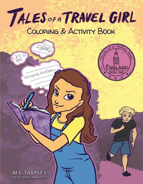 Produktbild: Tales of a Travel Girl Coloring and Activity Book