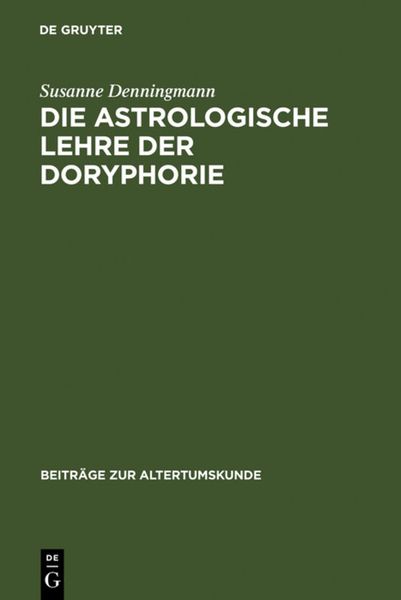 Produktbild: Die astrologische Lehre der Doryphorie