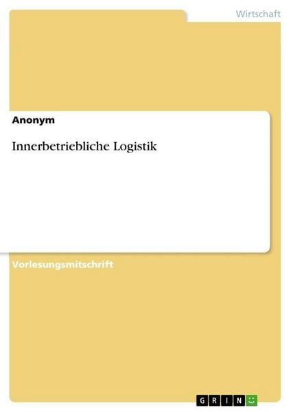 Produktbild: Innerbetriebliche Logistik