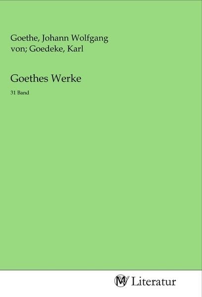 Produktbild: Goethes Werke