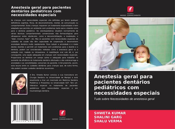 Produktbild: Anestesia geral para pacientes dent&aacute;rios pedi&aacute;tricos com necessidades especiais