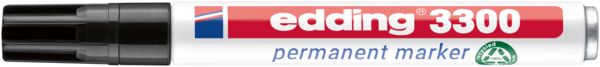 Edding 3300 Permanentmarker 3300 schwarz