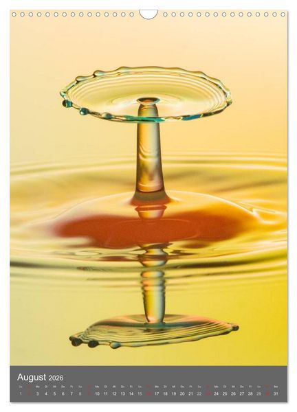Produktbild: Liquid Art, Highspeed Tropfenfotografie (Wandkalender 2026 DIN A3 hoch), CALVENDO Monatskalender