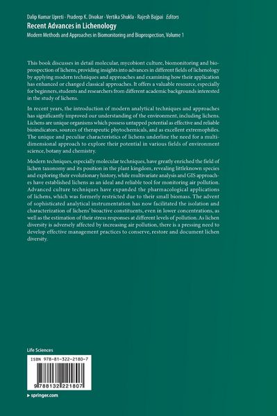 Produktbild: Recent Advances in Lichenology