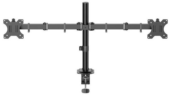 Produktbild: Hama Monitor-Tischhalterung 2 Display(s) 88,9 cm (35") Schwarz H&ouml;henverstellbar, Schwenkbar, Rotierbar, Neigbar