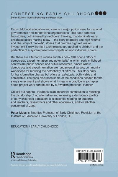 Produktbild: Transformative Change and Real Utopias in Early Childhood Education