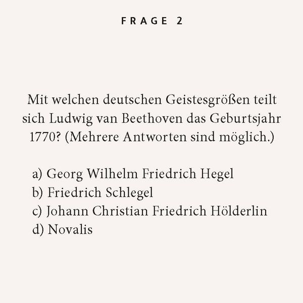 Produktbild: Beethoven-Quiz