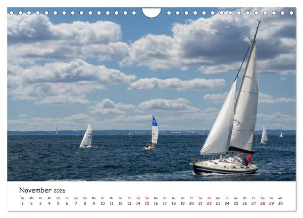 Produktbild: Travem&uuml;nder Woche vom Windjammer aus (Wandkalender 2026 DIN A4 quer), CALVENDO Monatskalender