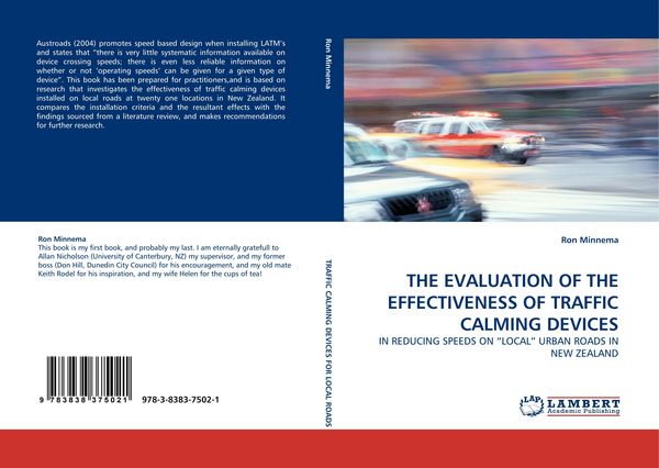 Produktbild: THE EVALUATION OF THE EFFECTIVENESS OF TRAFFIC CALMING DEVICES