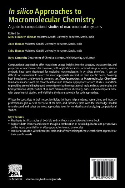 Produktbild: In-Silico Approaches to Macromolecular Chemistry