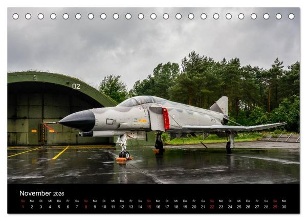 Produktbild: Phantoms bei der Luftwaffe (Tischkalender 2026 DIN A5 quer), CALVENDO Monatskalender