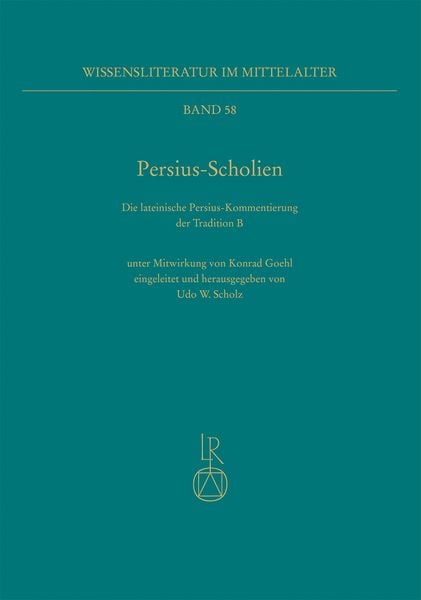 Produktbild: Persius-Scholien