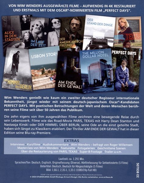Produktbild: Best of Wim Wenders [10 BRs]