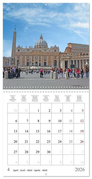 Produktbild: A Journey Through Europe (Wall Calendar 2026 12 &times; 12 Inch) CALVENDO 12 Month Wall Calendar