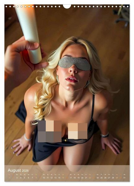 Produktbild: Spicy - Kinky Fantasien (Wandkalender 2026 DIN A3 hoch), CALVENDO Monatskalender