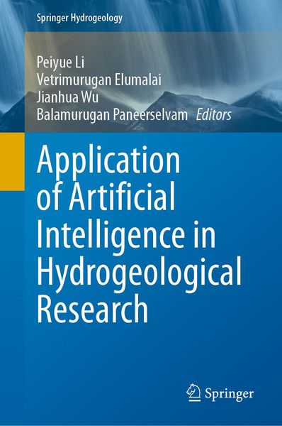 Produktbild: Application of Artificial Intelligence in Hydrogeological Research