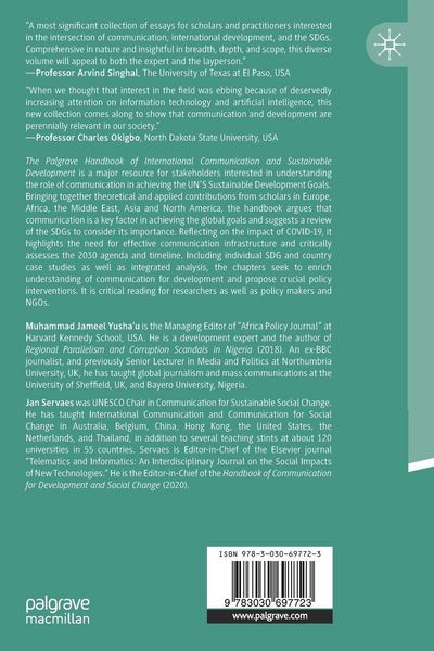 Produktbild: The Palgrave Handbook of International Communication and Sustainable Development