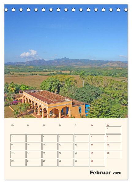 Produktbild: Kuba - Inselparadies in der Karibik (Tischkalender 2026 DIN A5 hoch), CALVENDO Monatskalender