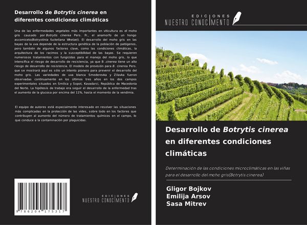 Produktbild: Desarrollo de Botrytis cinerea en diferentes condiciones clim&aacute;ticas