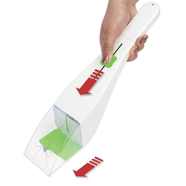 Produktbild: Gardigo Insektenf&auml;nger mit Lupe 80000INT Lebendfalle (L x B x H) 410 x 80 x 80 mm Wei&szlig;, Gr&uuml;n 1 St.