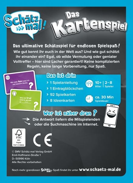 Produktbild: Sch&auml;tz mal! Das Kartenspiel - Classic Edition
