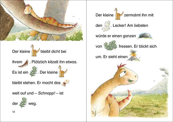 Produktbild: Lesenlernen in 3 Schritten - Die sch&ouml;nsten Dinogeschichten